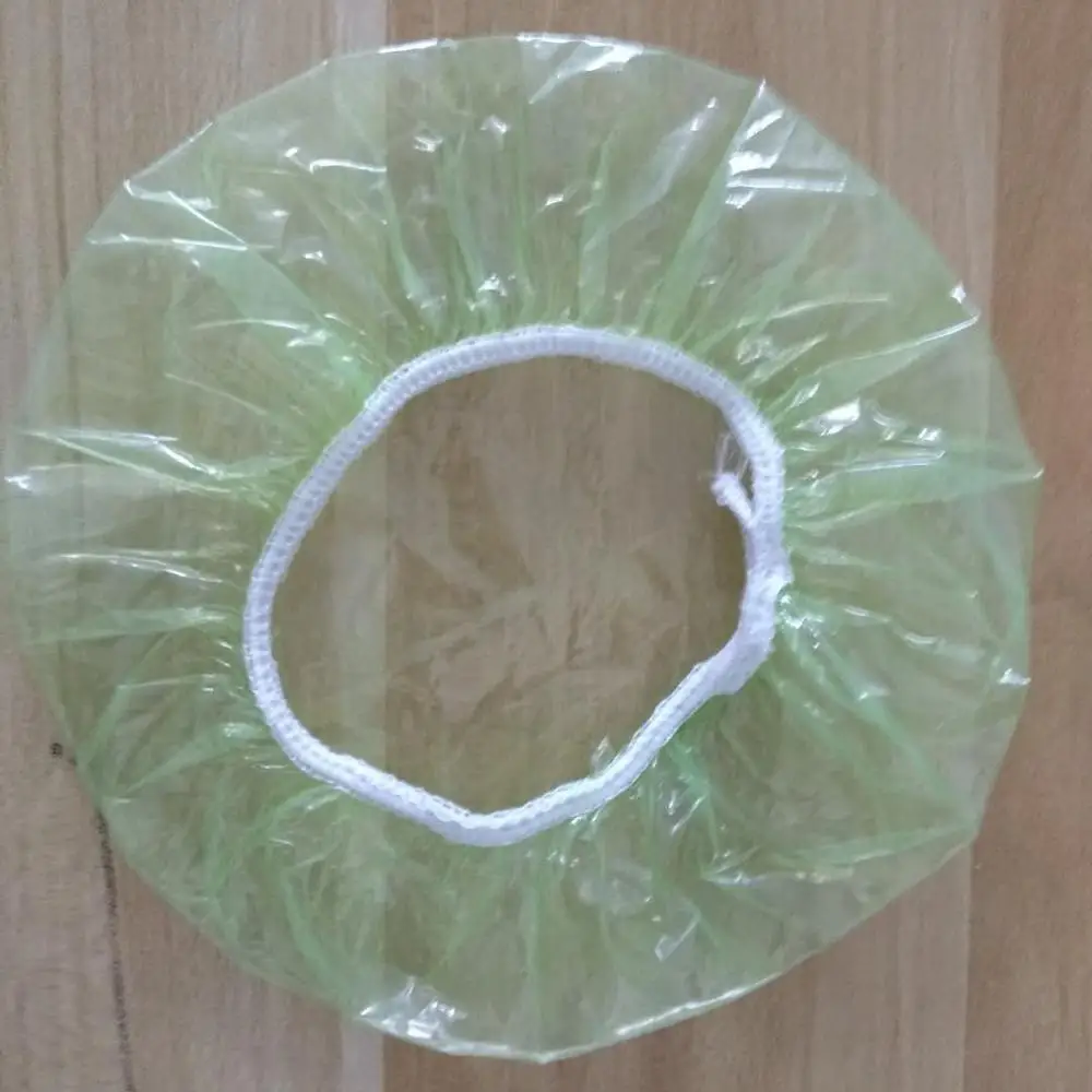 
clear plastic qquare food cover with elastic band for kitchen 