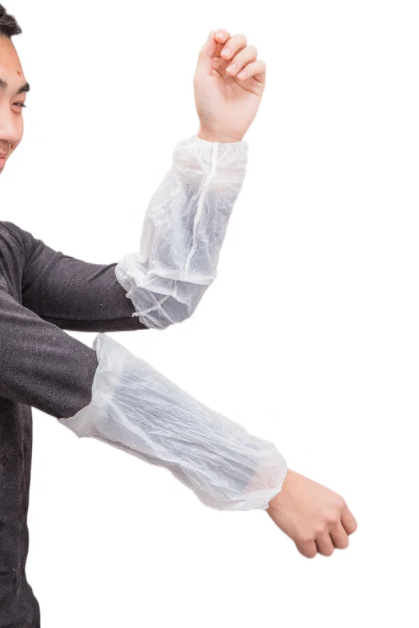 disposable non-woven pp sms sleeve cover with different colors available