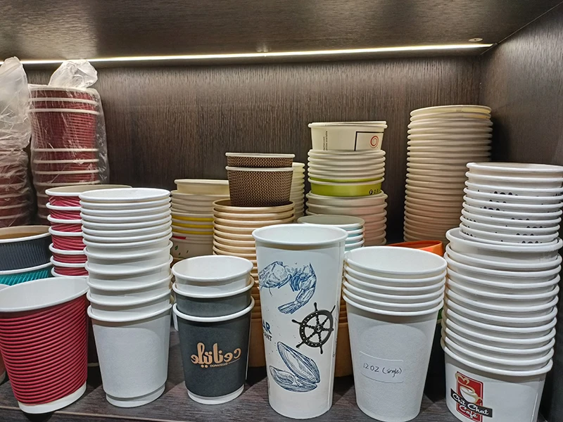 Hot paper cup sleeve custom paper coffee cup sleeve with logo coffee paper cups