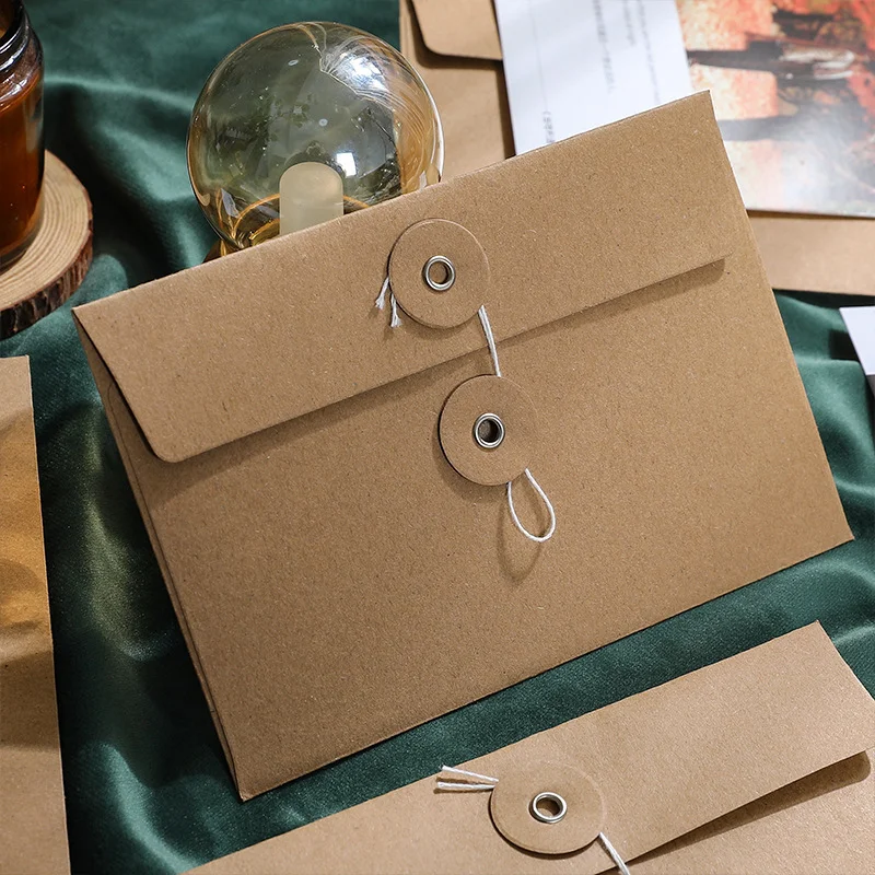 Tie-Dyed Kraft Paper Storage Bag File and Style Envelope for Organization and Home Office Use