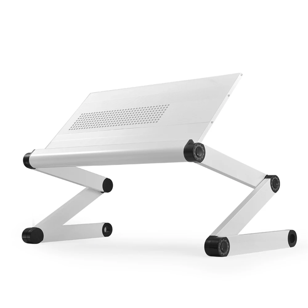 Adjustable Vented Laid-back Laptop Table Desk Bed Tray for writing Book Stand Multifunctional & Ergonomics Design 17'