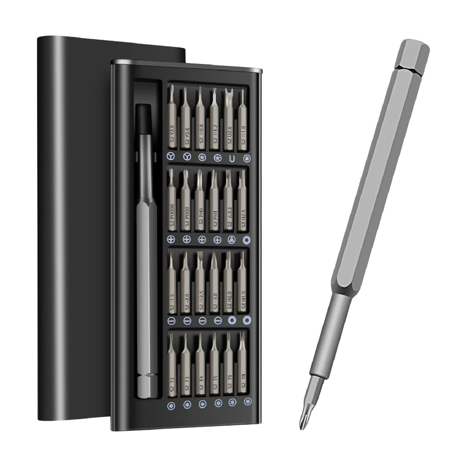 25 in 1 Magnetic Precision Screwdriver Set Computer Pc Phone Repair Fix Tool Kit