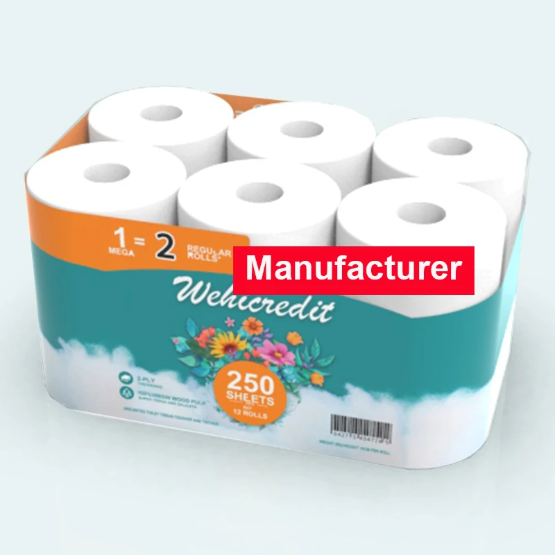 1-5 ply 60g-700g 12 18 24 48 96 rolls 1 2 3 4 5 ply layer printed baby soft virgin wooden pulp and recycle pulp toilet tissue