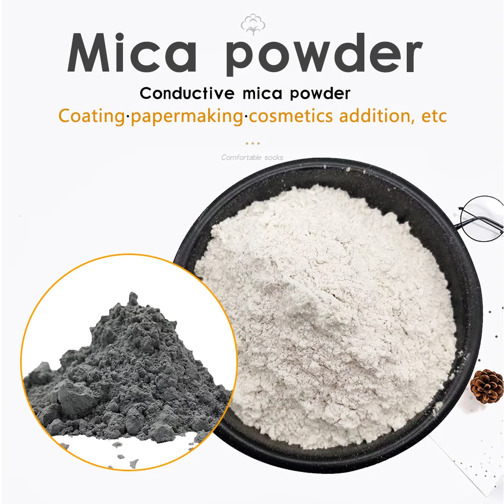 Supply Cheap White Mica Powder 2000 Mesh For coating Rubber Ceramic Glaze Filler Refractory
