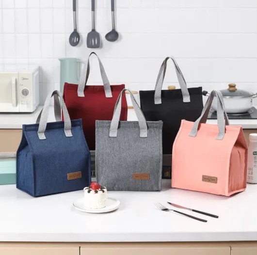 Amazon Lunch Cooler Bag Thermal Lunch Tote Bag Simple And New Fashion Insulated Lunch Bag