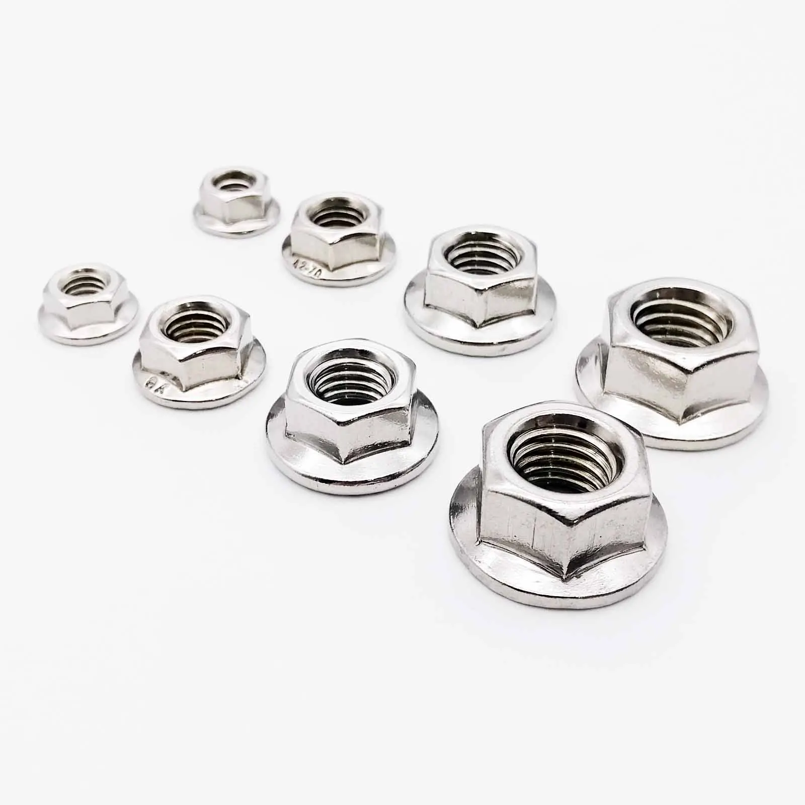 Factory direct fasteners price M3 M4 M5 M6 M8 M10 M12 stainless steel DIN934 hex nut