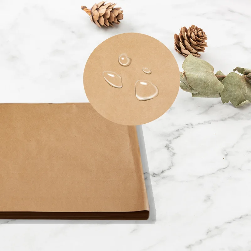Custom Disposable Kraft Food Box Grade Greaseproof And High Temperature Resistant Air Fryer Liner Paper For Baking Cookies