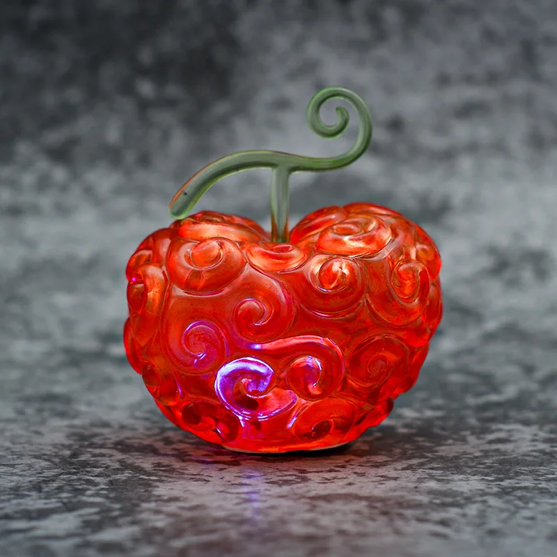 4pcs/set Devil Fruit Glow PVC One PieceS Action Figure Collection Model Toy for Gifts