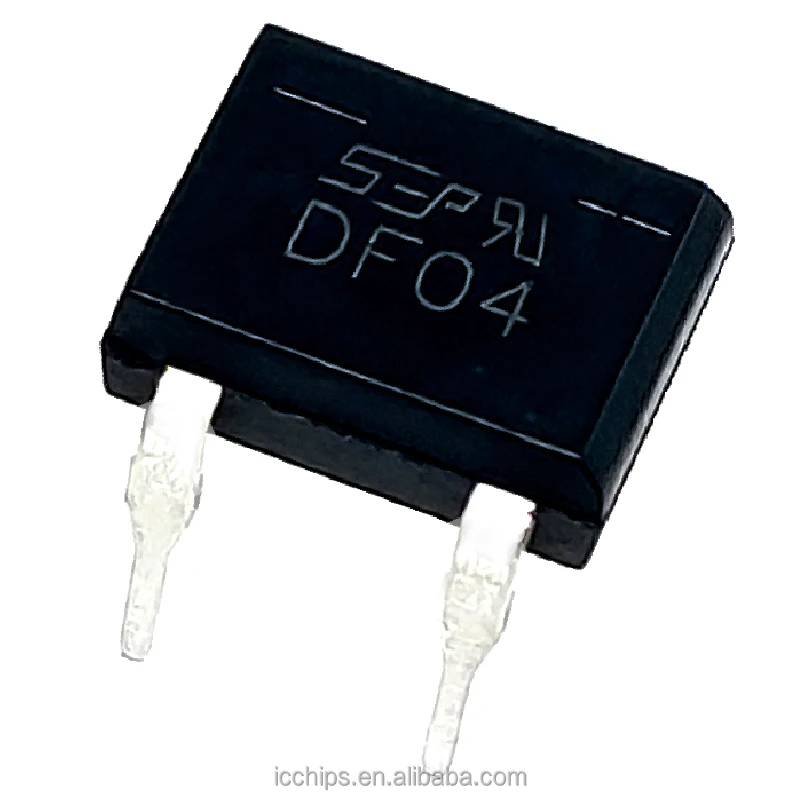 IC electronic integrated circuitbridge stack DF04 DF04M DIP-4 1A 400V In-line rectifier bridge device