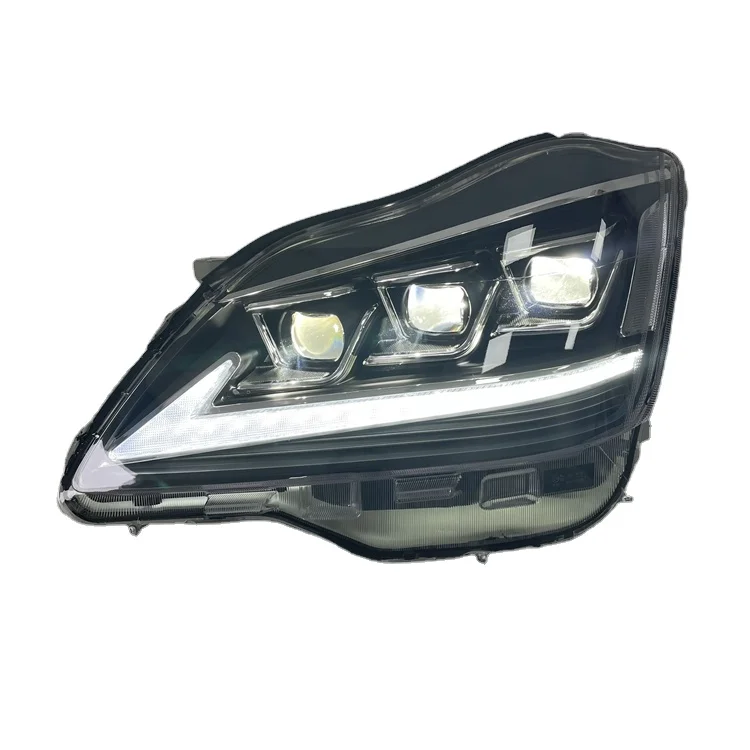 Right hand drive triple projector lens LED headlight for 2003 GRS184 Crown