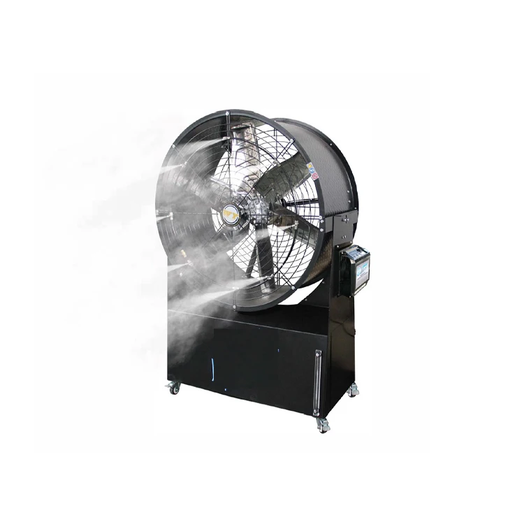 Large Industrial Floor Fan Mobile Brushless DC Fan Cooling Fan With Wheel For Large Industrial House