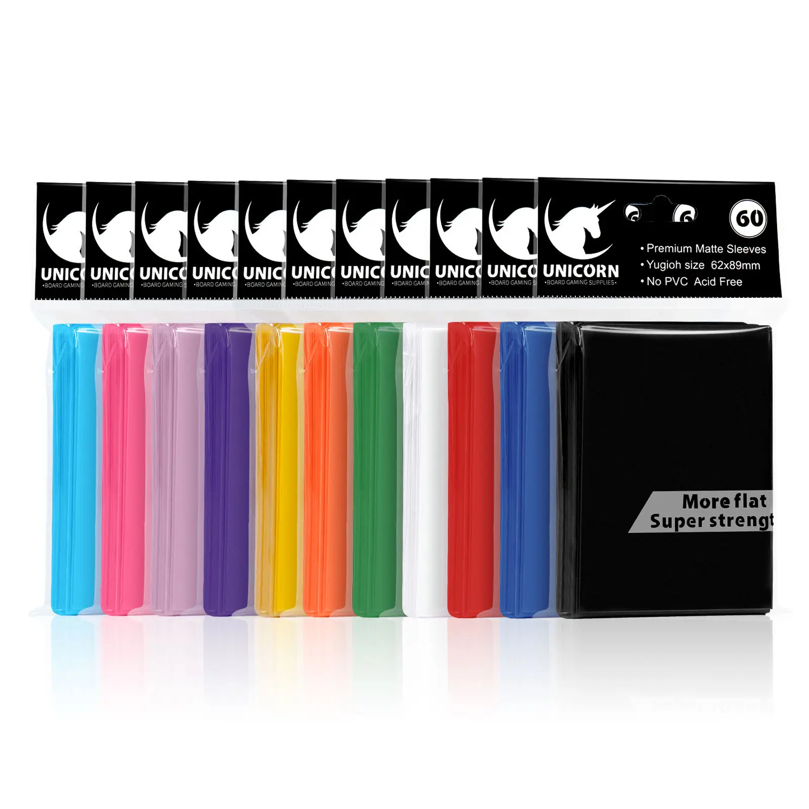 Manufacturer Wholesale Colored Matte 66x91mm Standard Size Card Protector Sleeves MTG TCG Game Card Sleeves