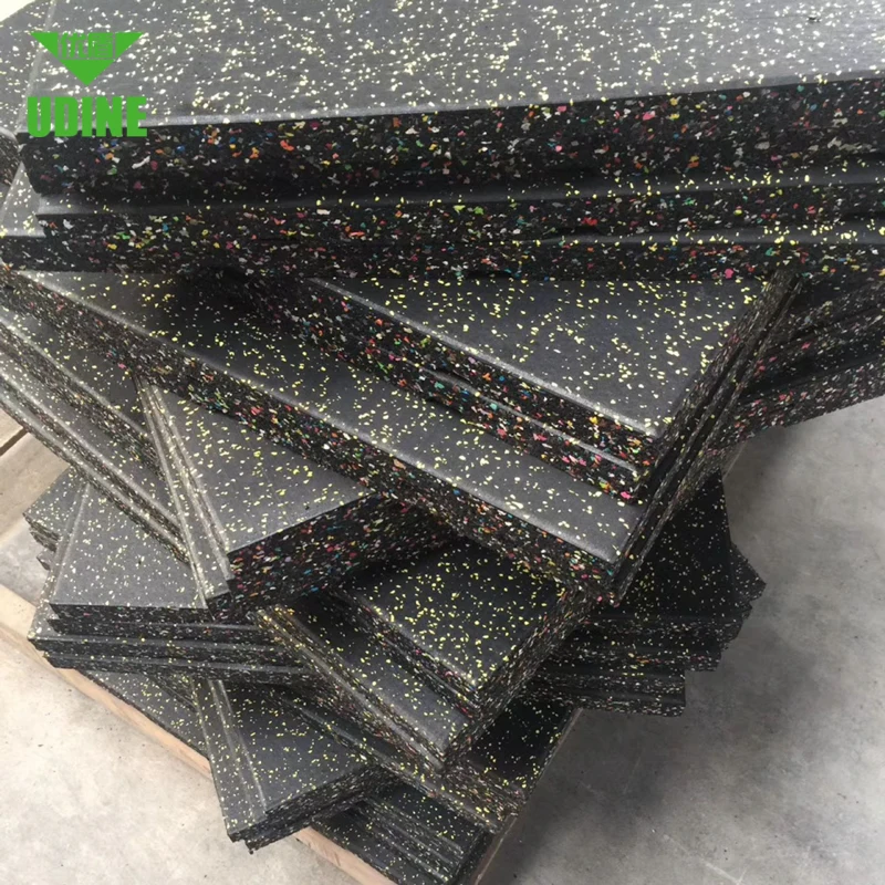 Wholesale Recycled Anti Slip Eco-Friendly Crossfit Fitness Gym Mats Playground EPDM Rubber Paver Mat Gym Flooring For Playground