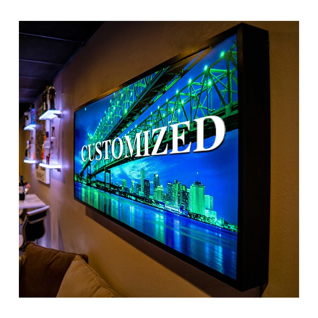 Factory Direct Sale Custom Logo led light box custom banner banners with logo