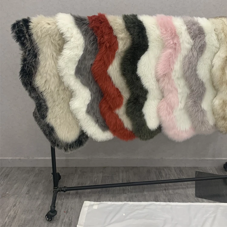 
Shaggy faux fur seat rugs carpet long pile 