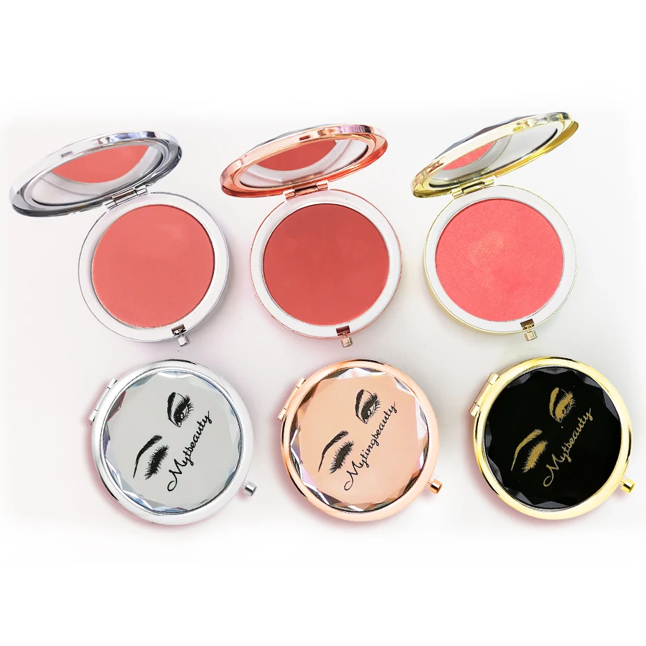 Muting Waterproof Custom Cheek Blusher Palette Powder Soft And Delicate Makeup Blush Packaging Blush Private Label