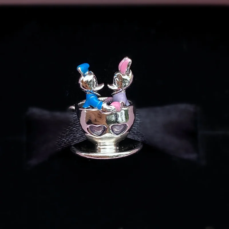 2024 NEW Mickey Minnie Stitch 925 Silver Charm Pendant Beads Fit Original Bracelet Diy Fashion Jewelry Gift