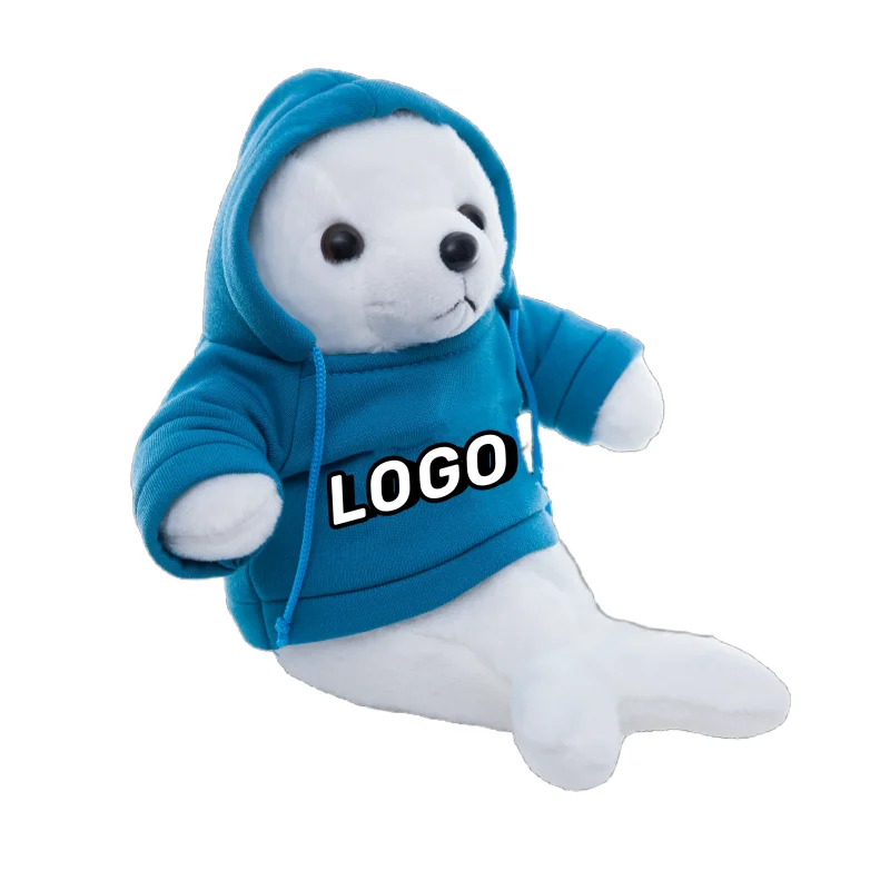 Custom fat cute seal plush sea animal plush seal toy for baby