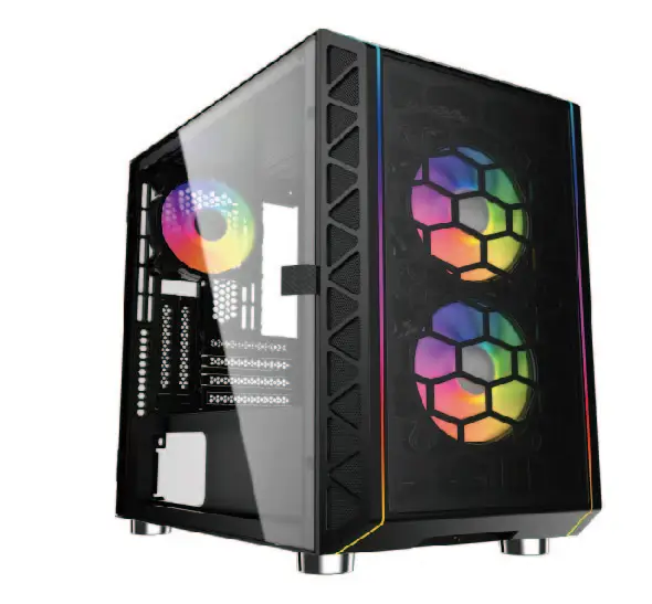 Новинка, оптовая продажа, небольшой игровой чехол из закаленного стекла matx, компьютерный шкаф, игровой чехол для ПК