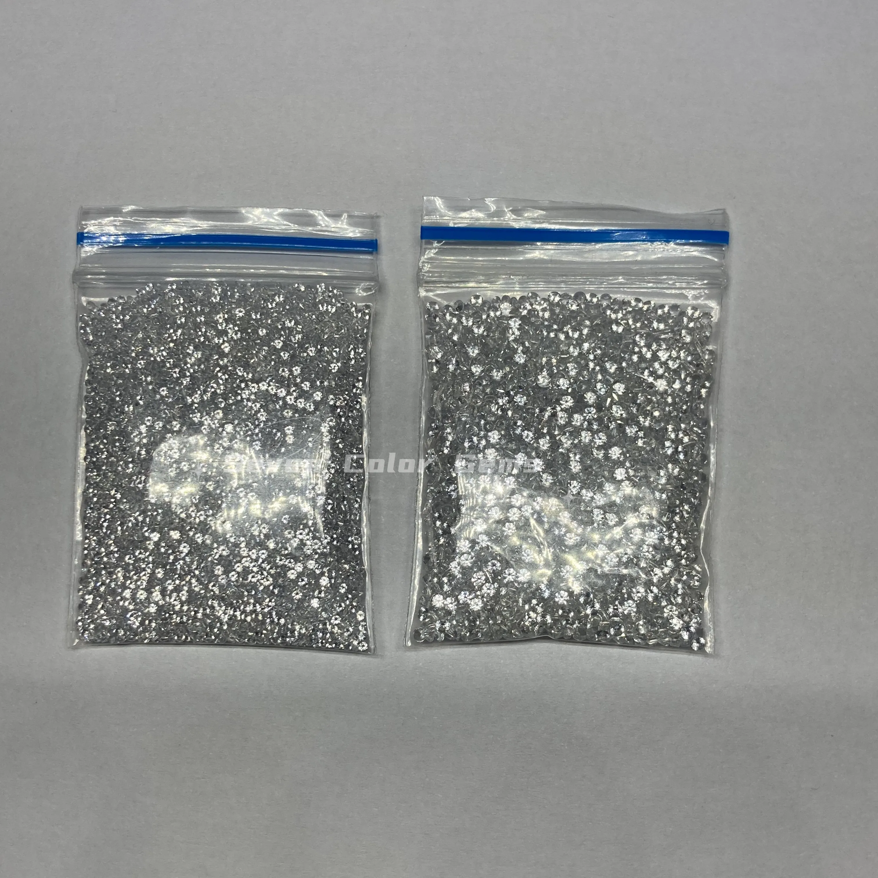 Natural white sapphire 2mm melee brilliant white sapphire stone top quality natural loose gemstones real gems