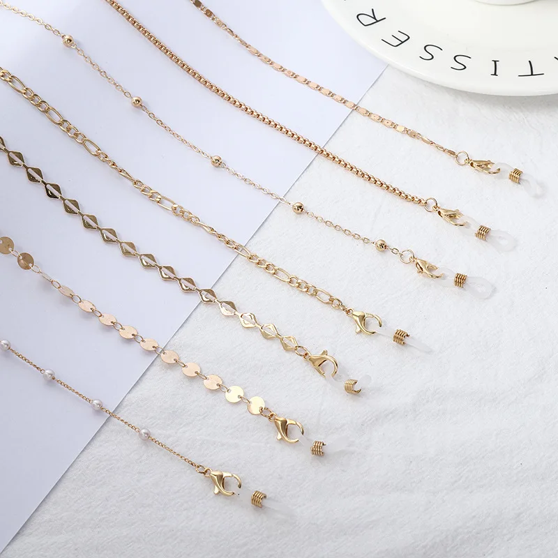 Fashion Popular Trend Eyeglass Holder Chain Eyewear Accessories Sunglasses Strap Cord Chain Glasses