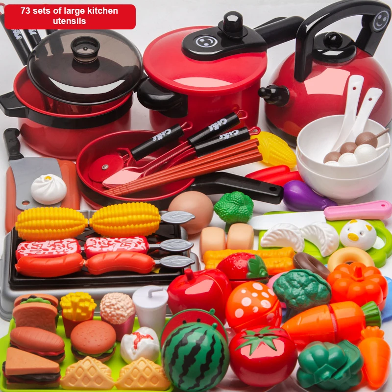 2024 New Arrivals Fashion Kids Eco Friendly Best Seller Miniature Kitchen Set Gor Real Cooking Kitchen For Girls Kids