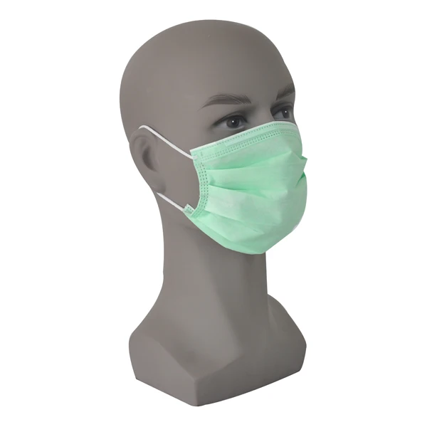 Wholesale Disposable 3 Ply Non-woven Fabric Facemasks  ASTM F2100 Level 2 Earloop Facemask Surgical Medical Face Mask