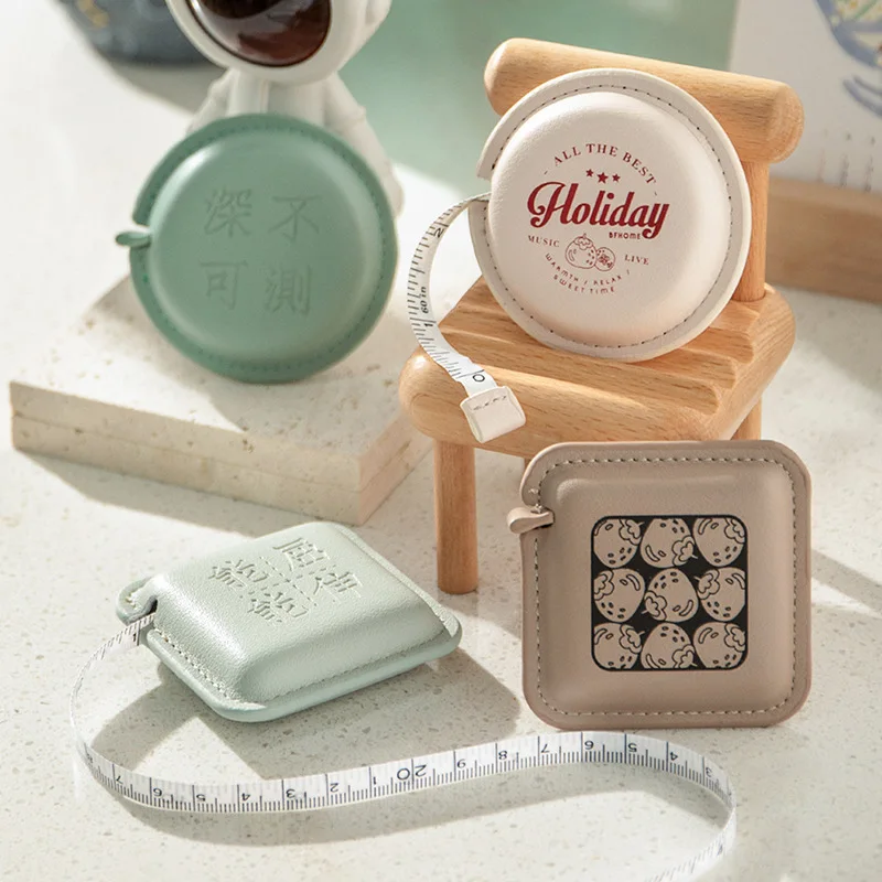hot selling high quality pu material leather tape measure from China