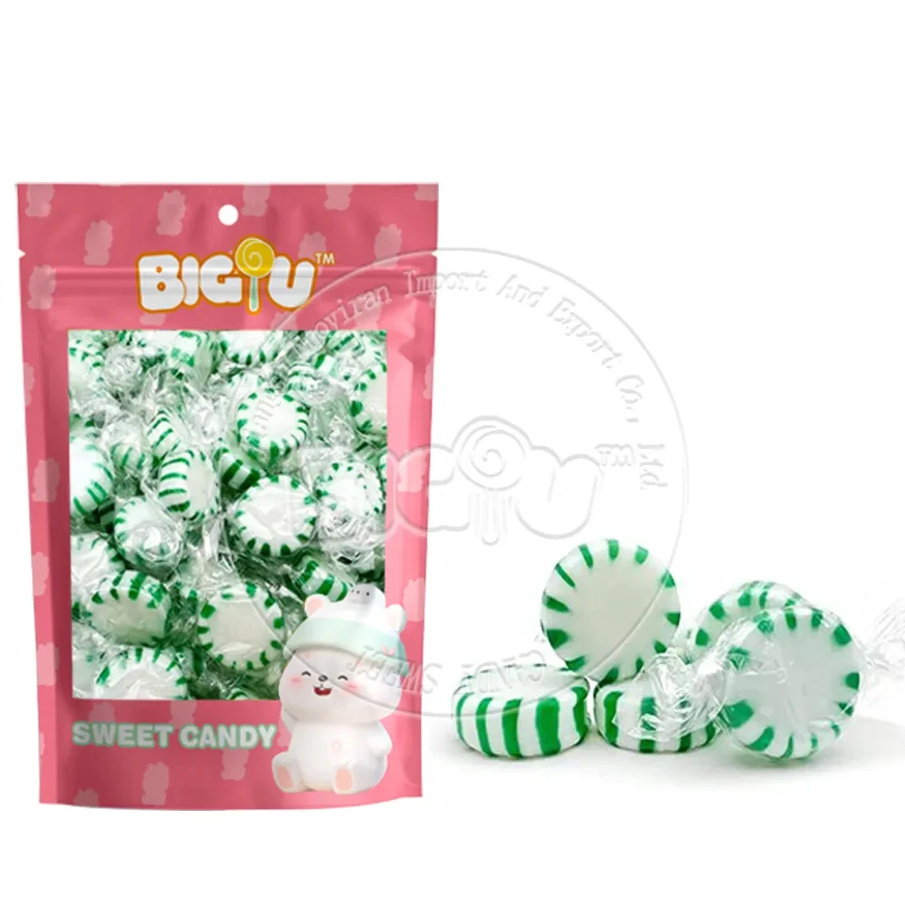 Wholesale cheap wheel shaped hard candies mint flavored candies from Candy manufacturer