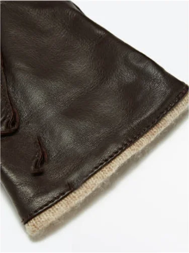 2022 ZF7000 высококачественные мужские кожаные перчатки для вождения