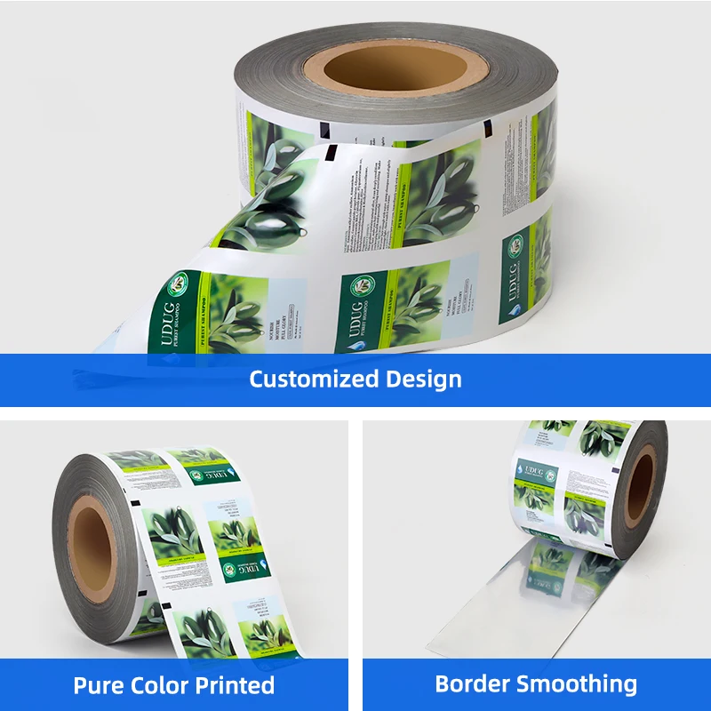 Printing Custom Laminated Plastic Sachet Paper Film Packaging Type Rolls Film Material Roll For Packing