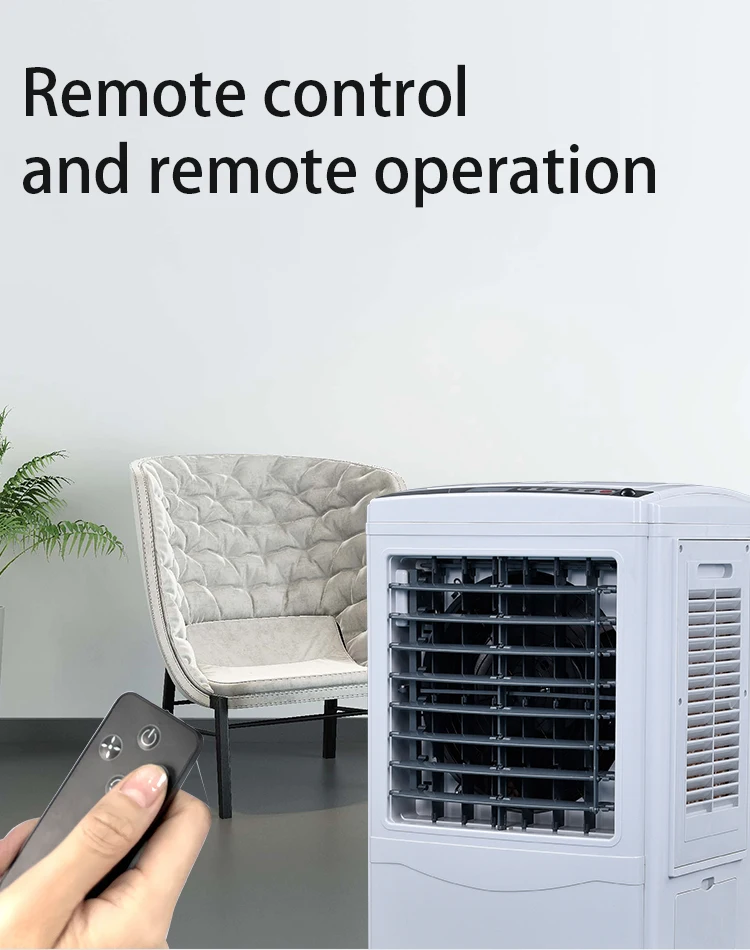 Panel remote control timing outdoor inside warehouse cooling evaporative water cooler