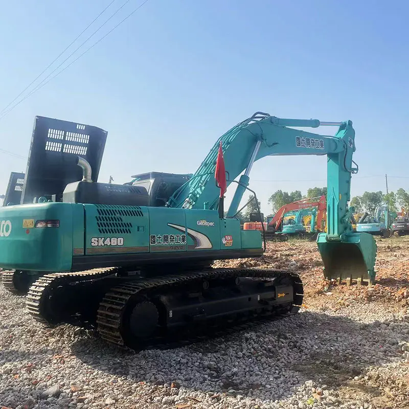 ese used Kobelco 480 cawler excavator second hand 48 ton Kobelco 480 earth moving digger cheap price for sale