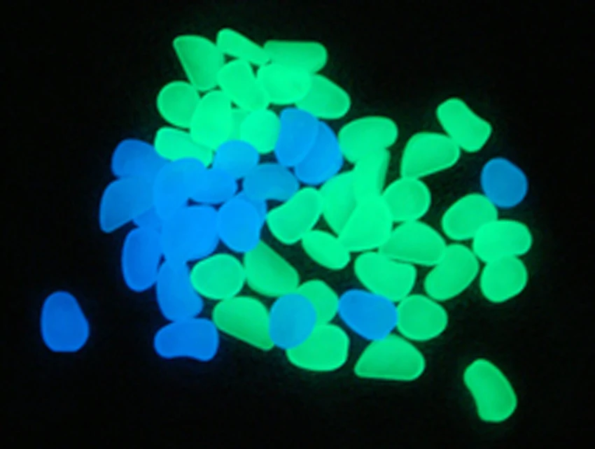 Glow In The Dark Garden Decorative Stone Luminous Lighting Pebble Stone