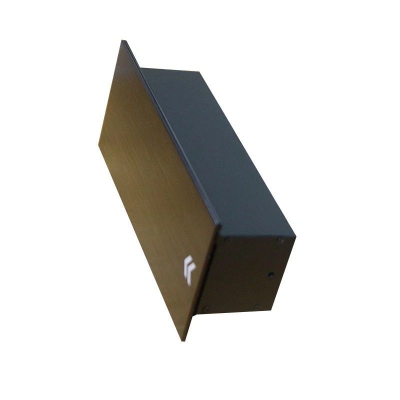 Black Square US Standard Power Supplies Socket Cube With USB Type-C Plug 240*100mm Panel Power Strip