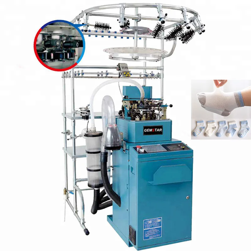 3.5inch latest fully automatic children socks making machine low price socks knitting machine