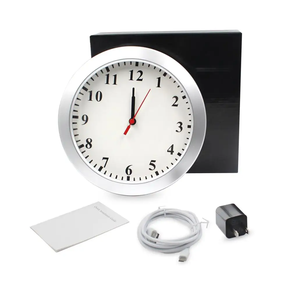 Best Seller Spy Watch 1080P Hidden Camera Wall Clock Spy Camera Motion Detection Security Home Office Nanny Pet Cam