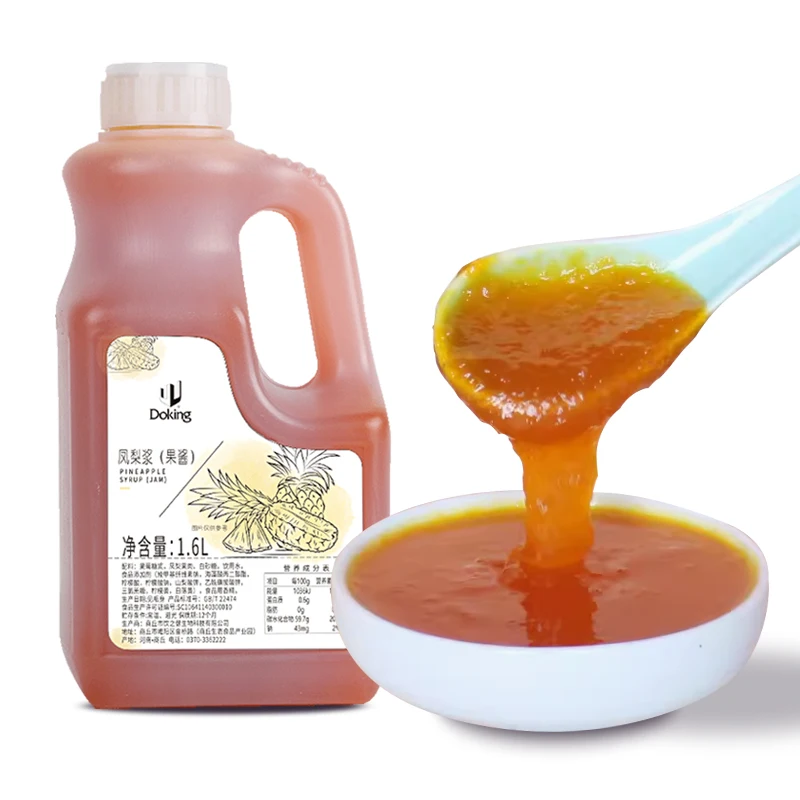 Doking Puree Factory Direct Sales Of High-Quality Milk Tea Shop Special Jam Pineapple Puree