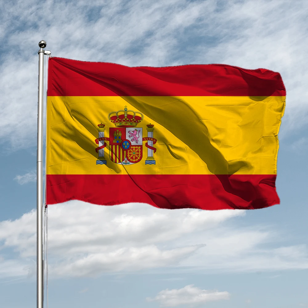 3X5 Ft Polyester Spain Flag