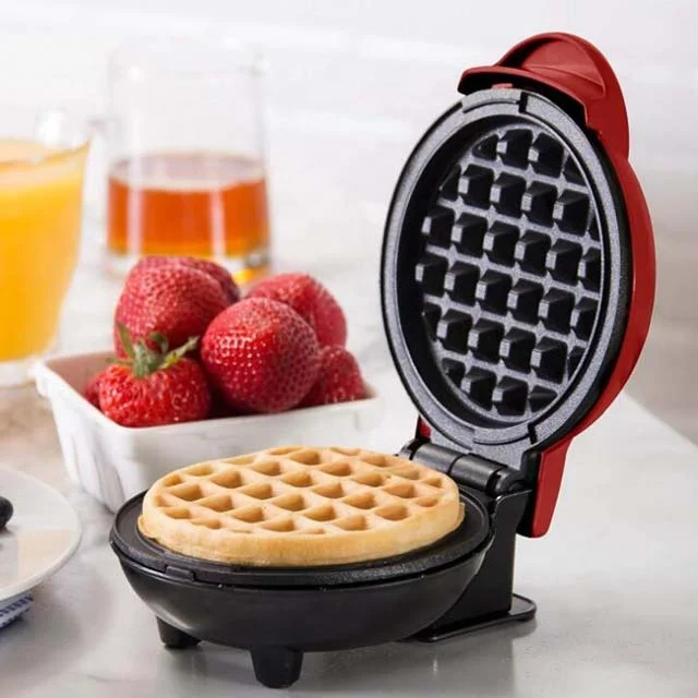 Making Muffins Mini Waffle Maker Bubble For Breakfast Lunch Snacks Waffle Maker