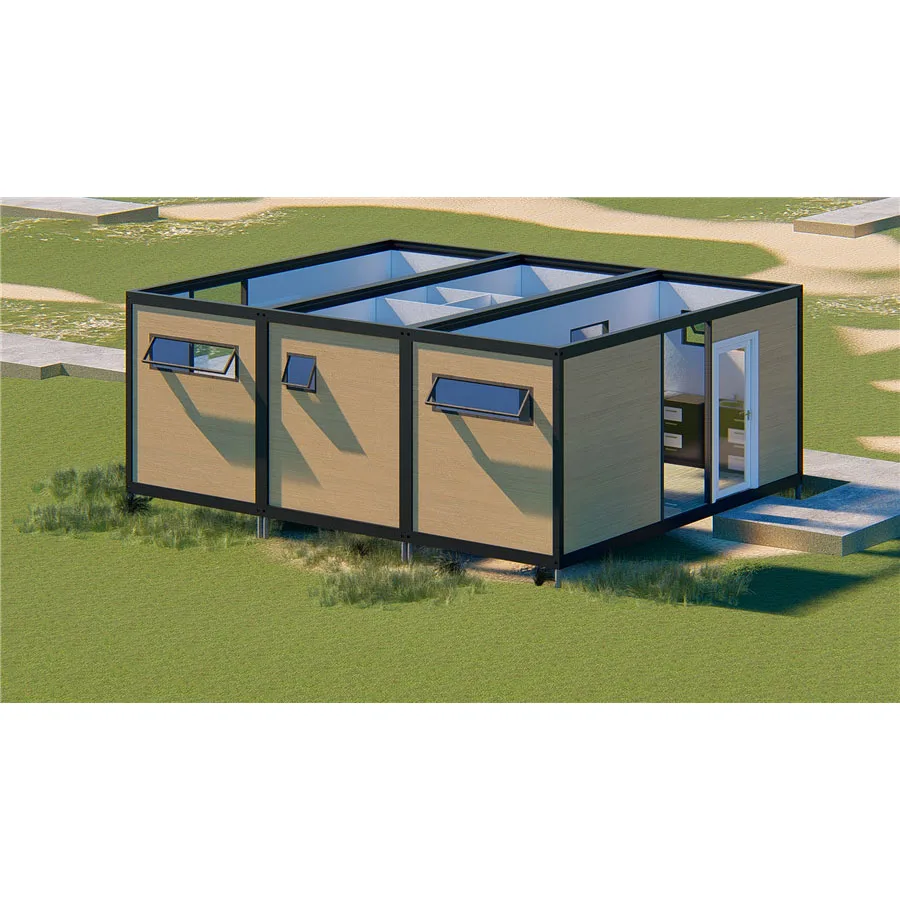 Сборный портативный дом контейнер для доставки 20-футовый с плоским пакетом Hysun