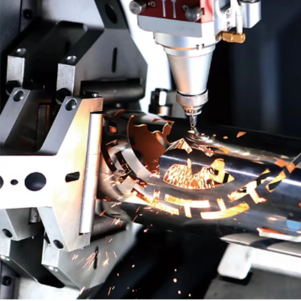 Pipe Laser Cutter Machine C13-LD Automatic High Speed 3D Tube Fiber Laser Iron Stainless Steel Carbon Aluminum Copper Turkey