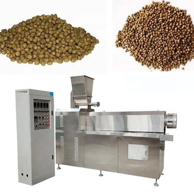 large capacity fish feed line automatic fish feed process machine fish feed extruder