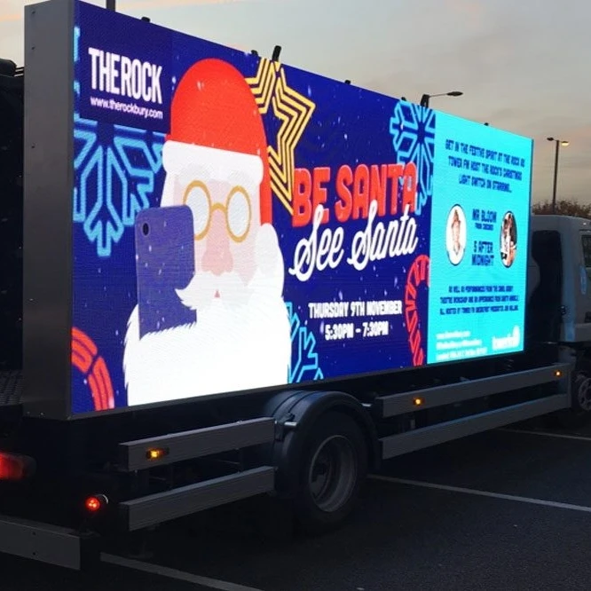 Wireless Digital Outdoor Screens For Video Advertising Led Sign Display Dynamic Ecran Ge Exterieur Panels On Pole