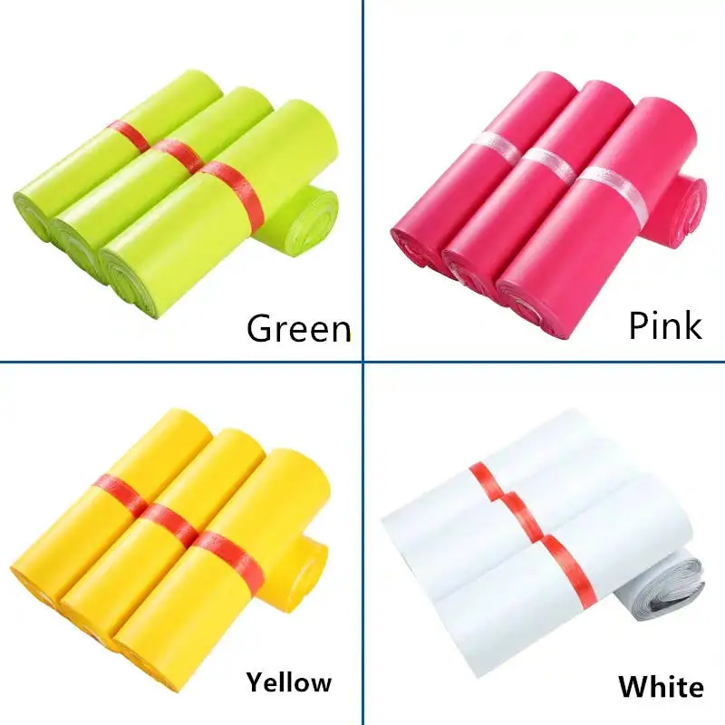 Full Sizes Postage Express Courier Mailer Biodegradable Packaging Strong Adhesive Poly Mailer Bags For Post