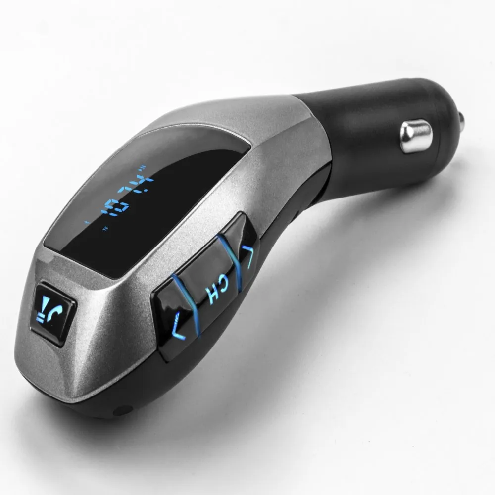 
Wholesale Drop Ship 2.1A Dual USB Wireless 3.0 Hands Free Car Kit with Digital Display,Voltage Detection 