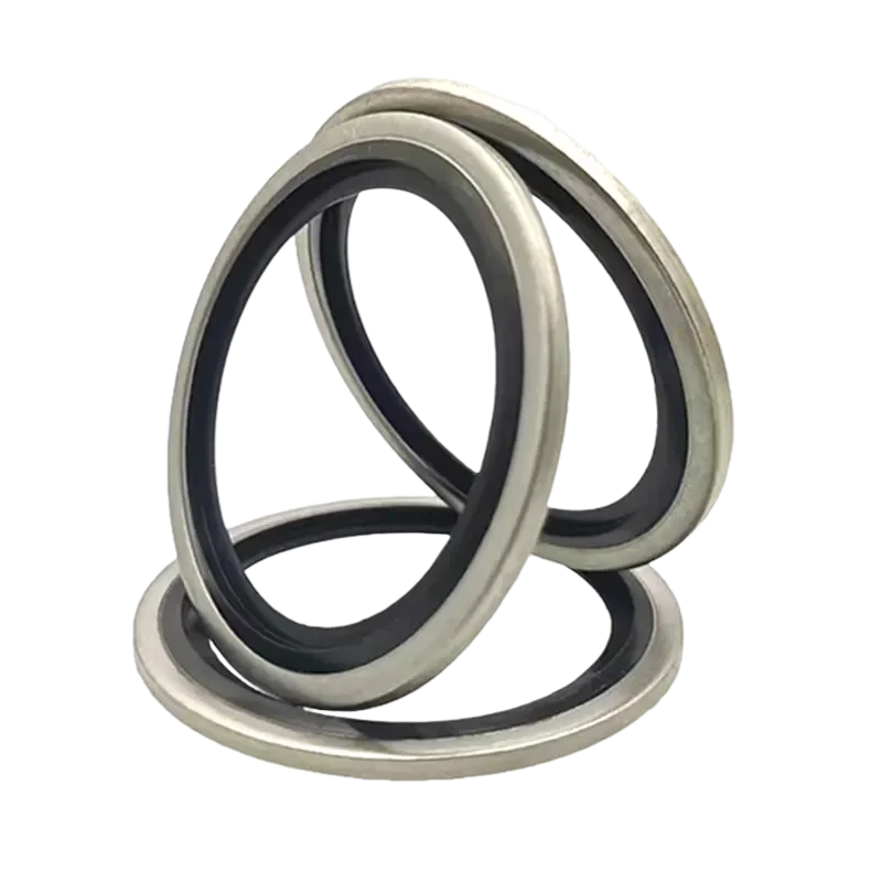 China Factory Supply NBR Rubber Gasket Bonded Sealing Washer Metal Compound Gaskets