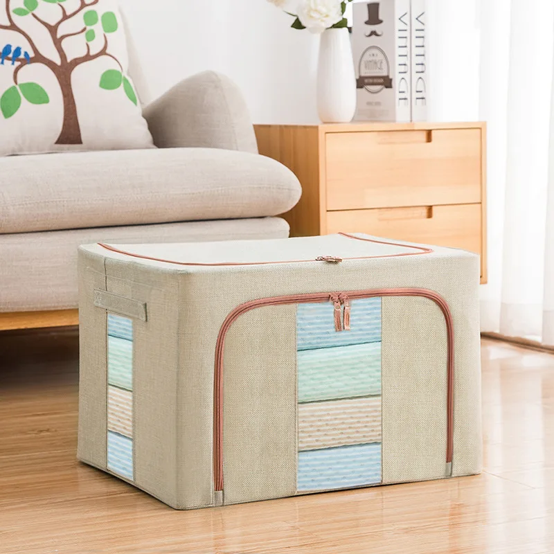 
New style household storage box organizer home large clothes storage for closet 