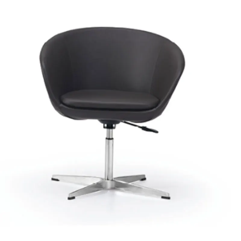 Стул для дома и офиса с регулируемой высотой и перекрестной основой из ткани