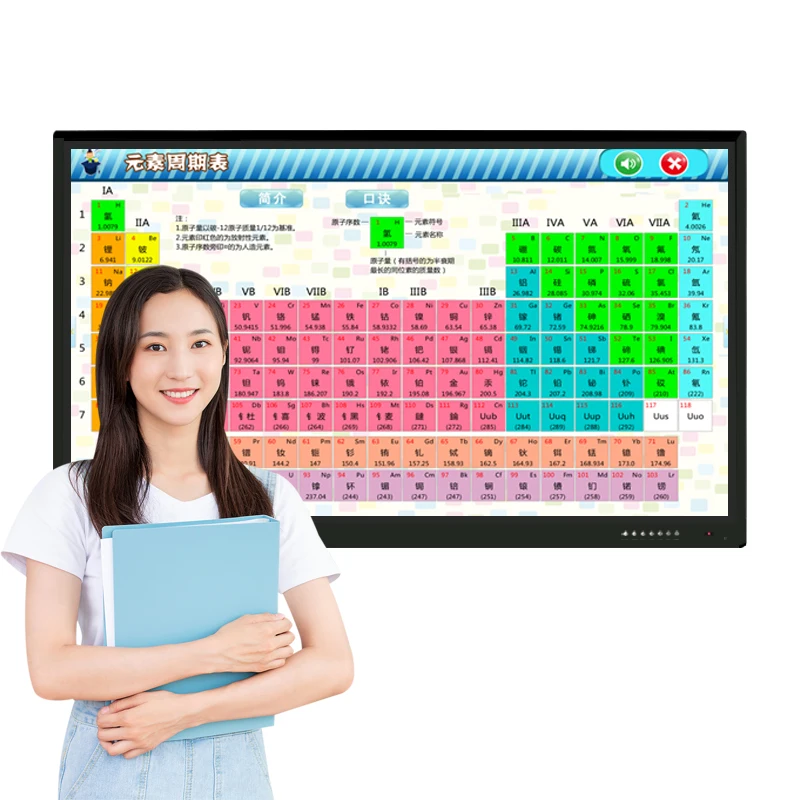 Education Android and Windows System Smart Board Class Whiteboard Interactive Flat Panel Display 75 inch